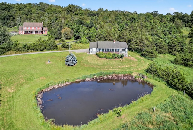 81 Hambletonian Rd, Chester, NY 10918 - aerial view of property and surrounding area with a large body of water