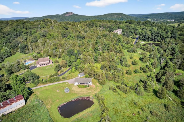 81 Hambletonian Rd, Chester, NY 10918 - aerial overview of property's location with a heavily wooded area
