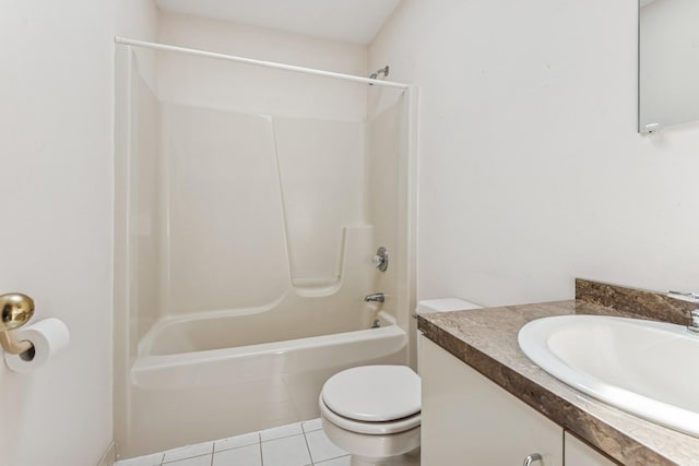 4 Springview Ct, East Patchogue, NY 11772 - bathroom featuring shower / washtub combination, vanity, and tile patterned floors