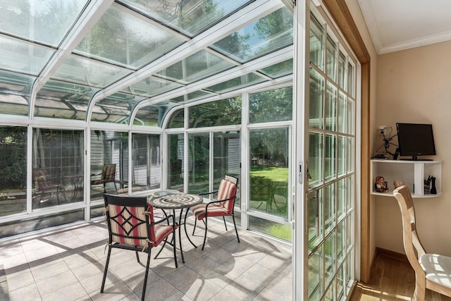 4 Springview Ct, East Patchogue, NY 11772 - view of sunroom / solarium