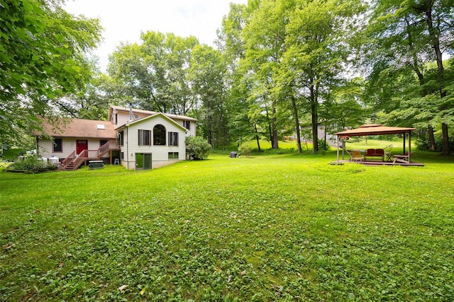 110 Read Rd, Red Hook, NY 12571 - view of grassy yard featuring a gazebo