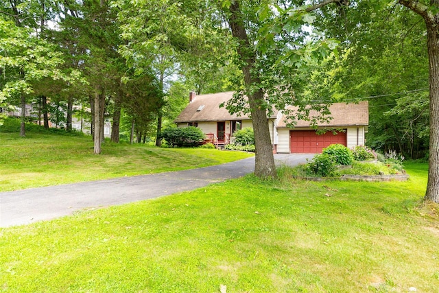 110 Read Rd, Red Hook, NY 12571 - view of property hidden behind natural elements with asphalt driveway and a front yard