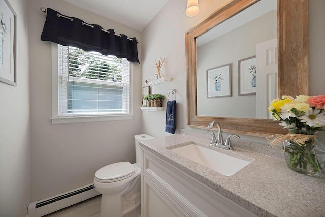 7 Simon Ct, East Northport, NY 11731 - half bath with baseboard heating and vanity