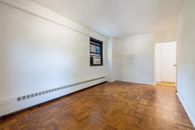 3850 Sedgwick Ave Unit 5B, Bronx, NY 10463 - spare room featuring baseboard heating and cooling unit