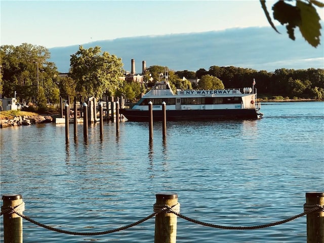 27 Bridge Ln, Haverstraw, NY 10927 - water view featuring a dock