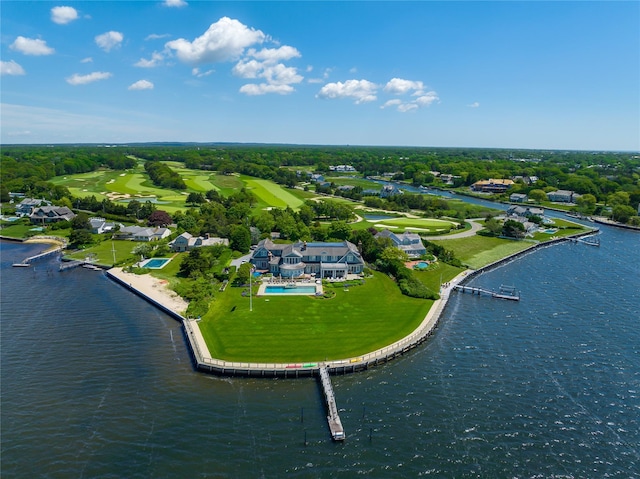 59 Shore Rd, Westhampton, NY 11977 - drone / aerial view of a nearby body of water
