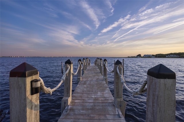 59 Shore Rd, Westhampton, NY 11977 - dock area featuring a water view