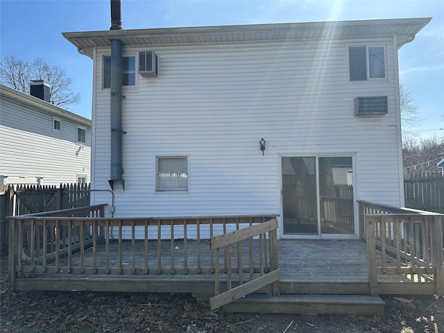 833 Bermuda Rd, West Babylon, NY 11704 - rear view of house with a wooden deck