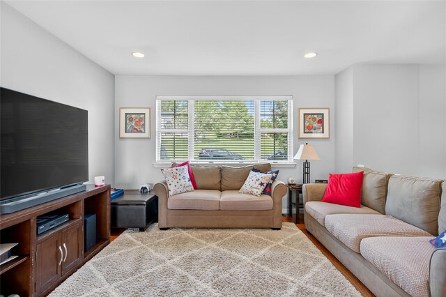 3 Stanford Dr, Highland Mills, NY 10930 - living area featuring wood finished floors and recessed lighting
