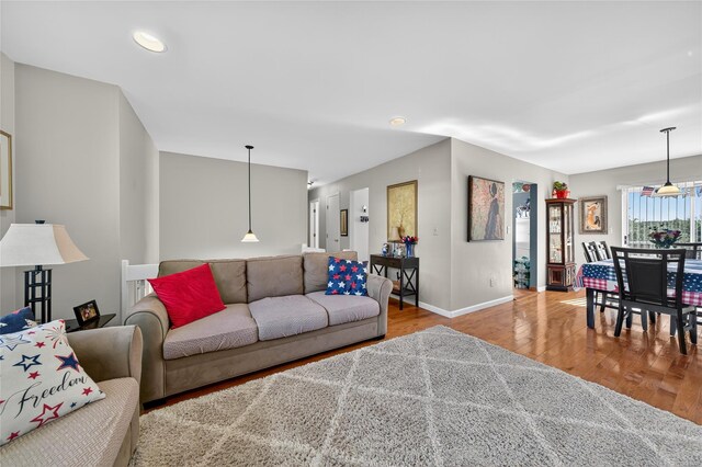 3 Stanford Dr, Highland Mills, NY 10930 - living area with wood finished floors and recessed lighting
