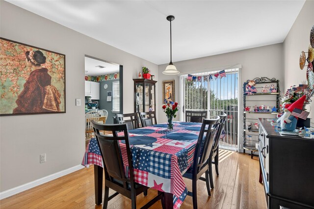 3 Stanford Dr, Highland Mills, NY 10930 - dining room featuring light wood-style floors and baseboards