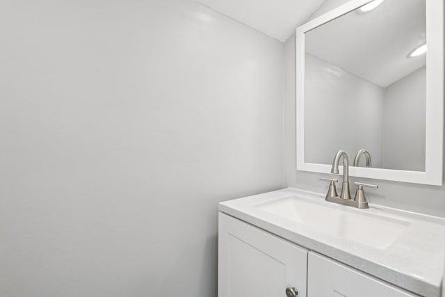 43 Walton St, Brentwood, NY 11717 - bathroom with vaulted ceiling and vanity
