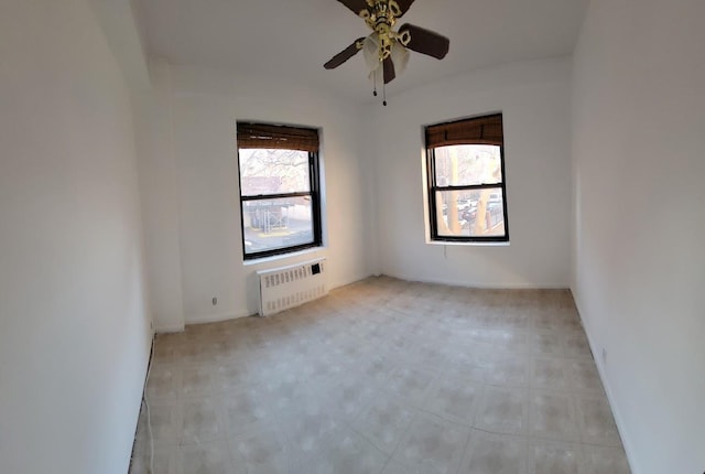 99-60 63rd Rd Unit 1B, Rego Park, NY 11374 - unfurnished room featuring radiator and a ceiling fan