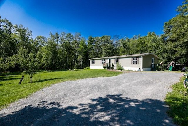 101 W Peenpack Trl, Sparrowbush, NY 12780 - manufactured / mobile home with driveway and a front lawn