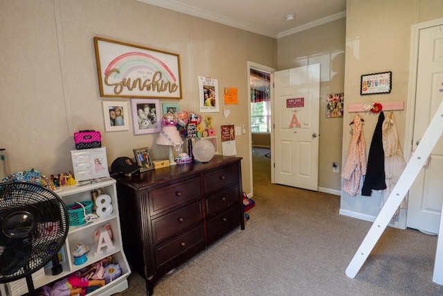 101 W Peenpack Trl, Sparrowbush, NY 12780 - bedroom featuring light carpet and crown molding