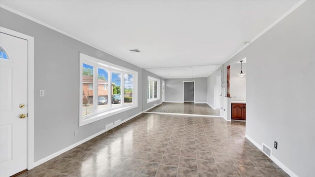 107 Croydon Rd, Yonkers, NY 10710 - entrance foyer featuring baseboards and crown molding