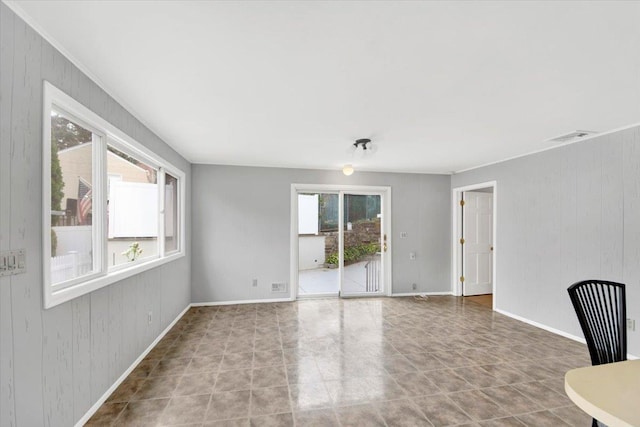 107 Croydon Rd, Yonkers, NY 10710 - spare room featuring wood walls