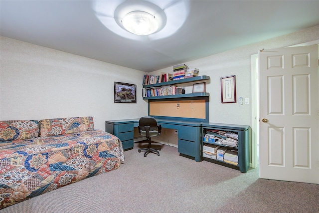 7015 170th St, Fresh Meadows, NY 11365 - carpeted bedroom featuring an office area