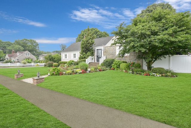 3309 Balsam St, Oceanside, NY 11572 - view of front of home with stone siding