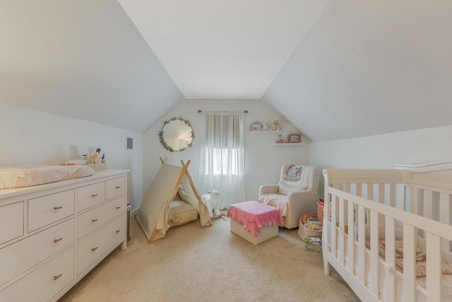 3309 Balsam St, Oceanside, NY 11572 - bedroom with light carpet and lofted ceiling
