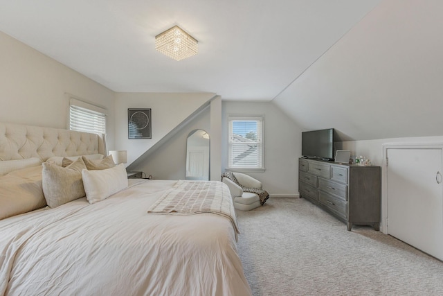 3309 Balsam St, Oceanside, NY 11572 - bedroom featuring light colored carpet and lofted ceiling