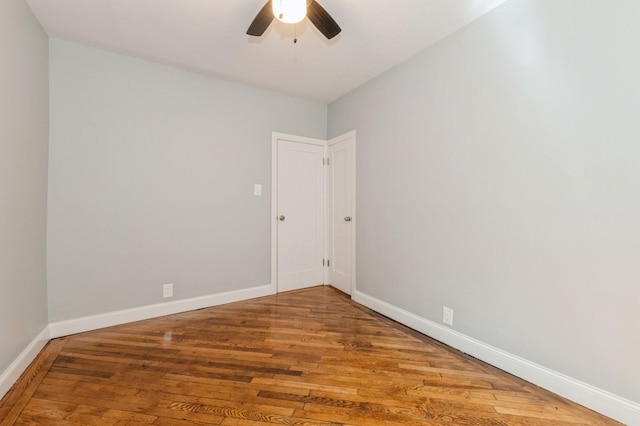 1110 Caton Ave Unit 5C, Brooklyn, NY 11218 - spare room featuring ceiling fan and wood finished floors