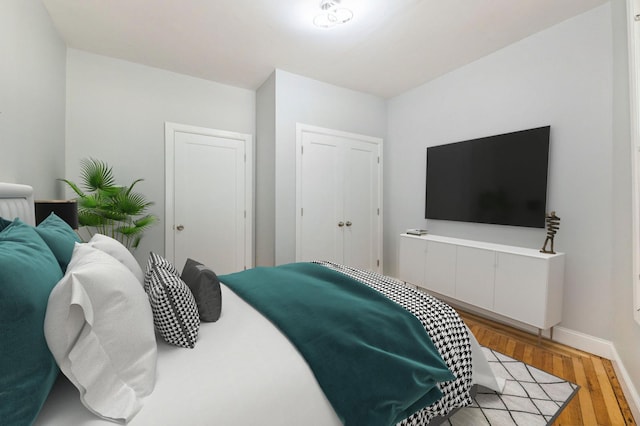 1110 Caton Ave Unit 5C, Brooklyn, NY 11218 - bedroom with wood finished floors and baseboards