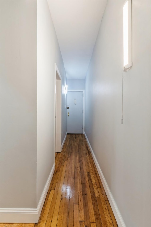 1110 Caton Ave Unit 5C, Brooklyn, NY 11218 - hallway featuring light wood-style flooring and baseboards