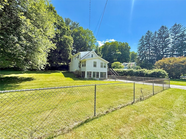 55 Red Mill Rd, Cortlandt Manor, NY 10567 - fenced backyard with driveway