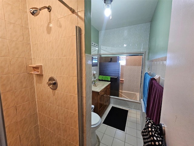 1053 Evergreen Ave, Bronx, NY 10472 - full bathroom featuring vanity and tile patterned floors