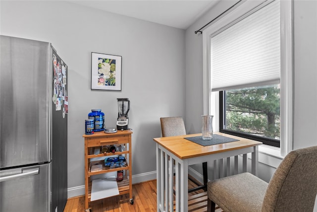 68 E Hartsdale Ave Unit 3K, Hartsdale, NY 10530 - dining room with light wood-style floors and baseboards