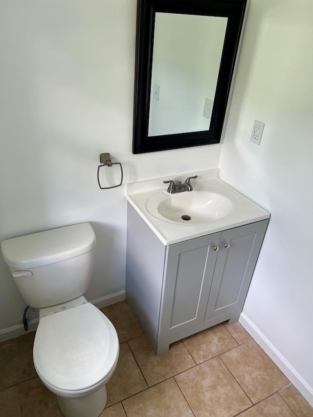 232 Minisink Tpke, Westtown, NY 10998 - half bathroom with vanity and tile patterned floors