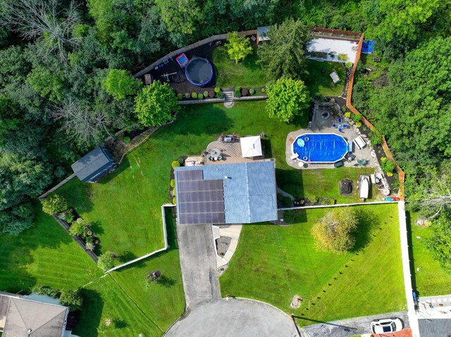7 Walnut Ct, Goshen, NY 10924 - view of property location with property parcel outlined and a pool area