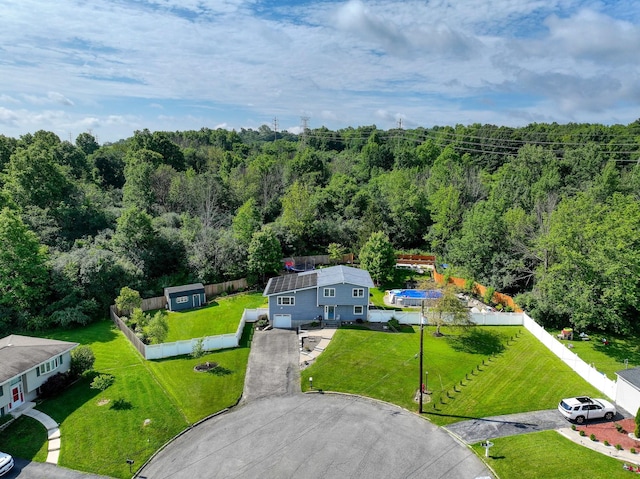 7 Walnut Ct, Goshen, NY 10924 - drone / aerial view of a heavily wooded area