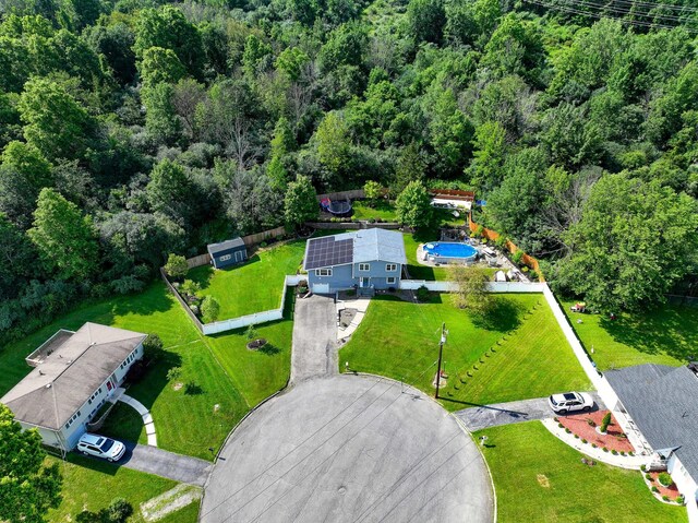 7 Walnut Ct, Goshen, NY 10924 - drone / aerial view of a heavily wooded area
