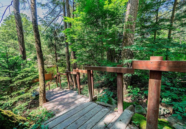 444 Buttermilk Falls Rd, Warwick, NY 10990 - view of wooden terrace