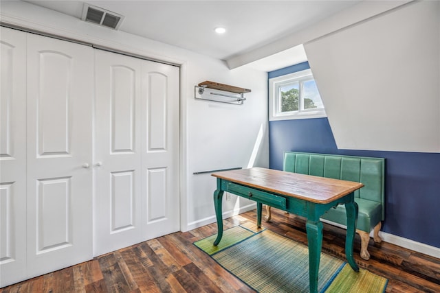 1644 Kenneth Ave, Baldwin, NY 11510 - home office featuring wood finished floors and recessed lighting
