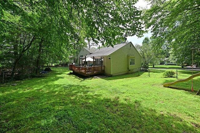17 E Stemmer Ln, Suffern, NY 10901 - view of yard with a deck