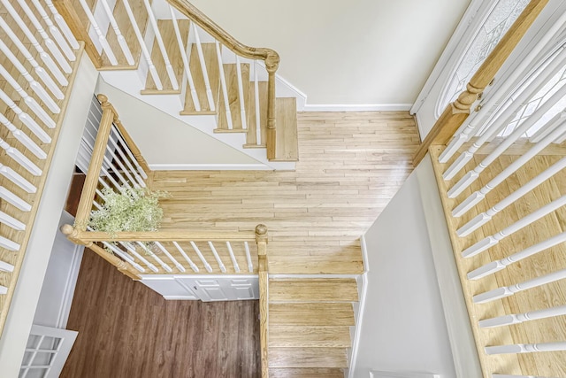 28 Lime Kiln Rd, Suffern, NY 10901 - stairs with wooden walls