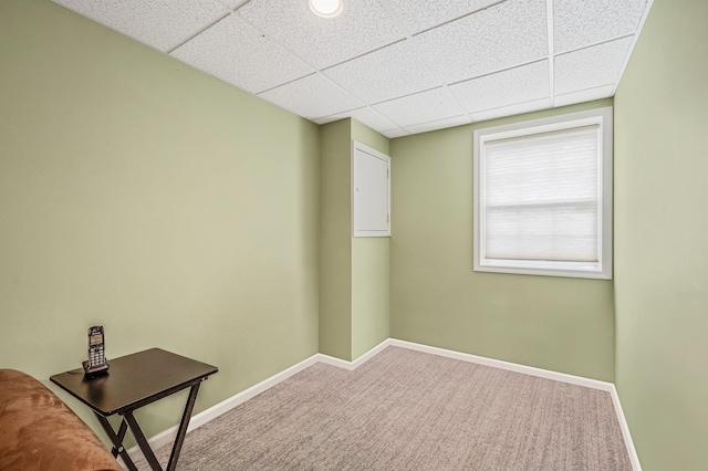 52 Mantack Path, Kings Park, NY 11754 - unfurnished office with carpet and a paneled ceiling