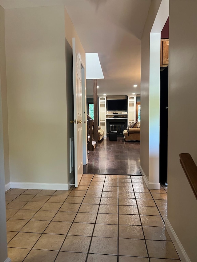 13 Butternut Ct, Highland Mills, NY 10930 - corridor featuring tile patterned floors and recessed lighting