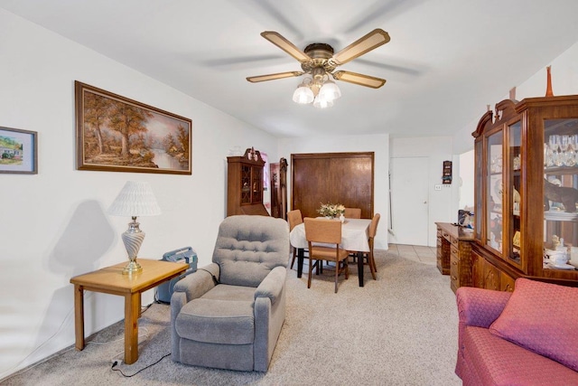1455 Kennellworth Pl, Bronx, NY 10465 - sitting room featuring ceiling fan and light carpet