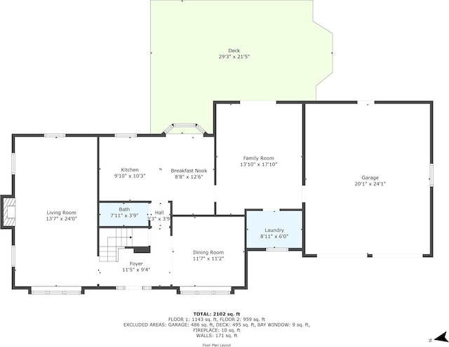 15 Shadetree Ln, Stony Brook, NY 11790 - view of property floor plan