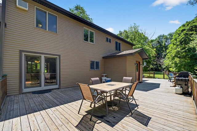 53 Mountain View Dr, Holmes, NY 12531 - deck featuring outdoor dining area and a grill
