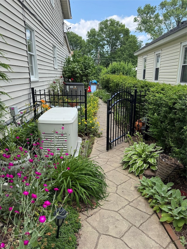 11 Berry St, Wallkill, NY 12589 - view of patio with a gate