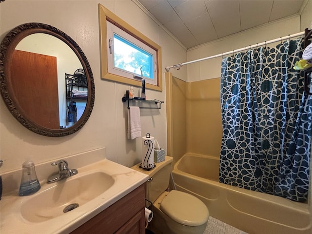 11 Berry St, Wallkill, NY 12589 - bathroom featuring vanity and shower / bath combo with shower curtain