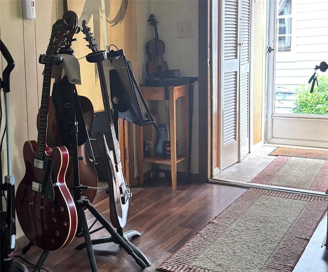 11 Berry St, Wallkill, NY 12589 - workout area featuring wood finished floors