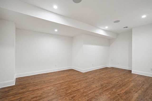 46 Plainview Rd, Woodbury, NY 11797 - finished below grade area with wood finished floors and recessed lighting