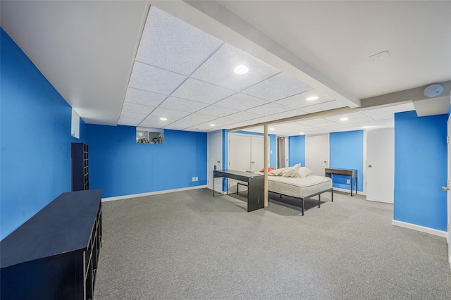8624 253rd St, Bellerose, NY 11426 - playroom with recessed lighting and carpet floors