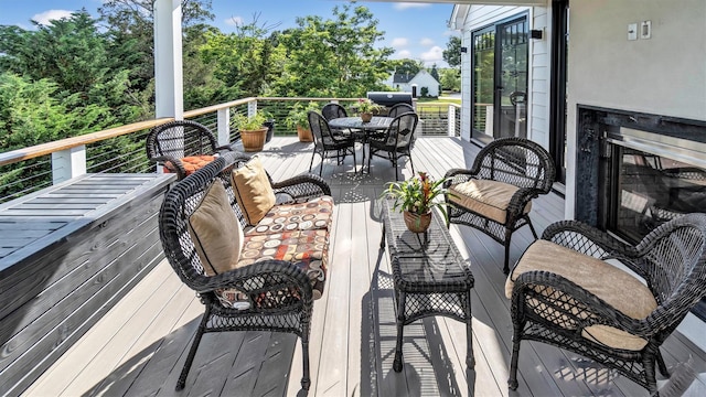 305 Fay Ct, Mattituck, NY 11952 - deck featuring outdoor dining space